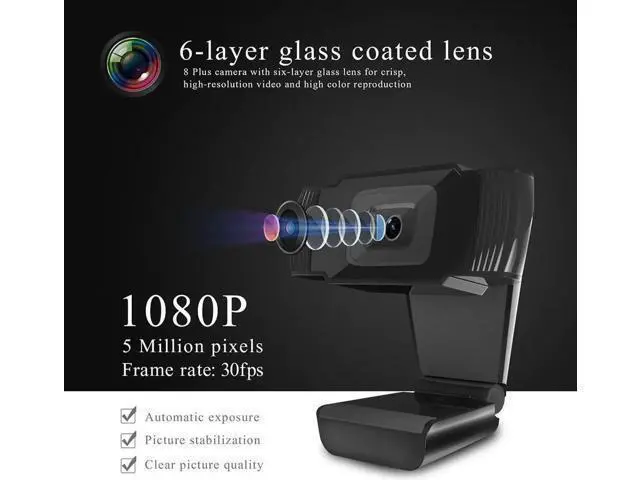 Alt view image 7 of 10 - Auto focus Web Camera Full HD 1080P 720P Dropcam Webcam with Microphone USB Camera for PC Laptop camera pour ordinateur