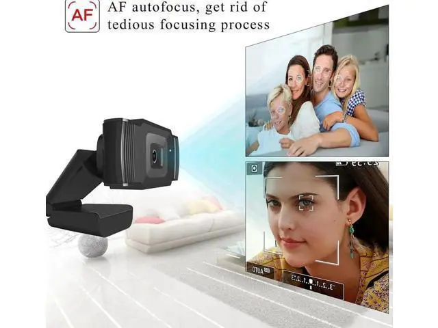 Alt view image 10 of 10 - Auto focus Web Camera Full HD 1080P 720P Dropcam Webcam with Microphone USB Camera for PC Laptop camera pour ordinateur