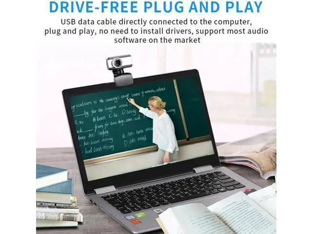 Alt view image 8 of 10 - 30FPS USB 2.0 HD Webcam Camera Web Cam With Mic For Computer PC Laptop Desktop For Youtube Live Teleworking Video Conference