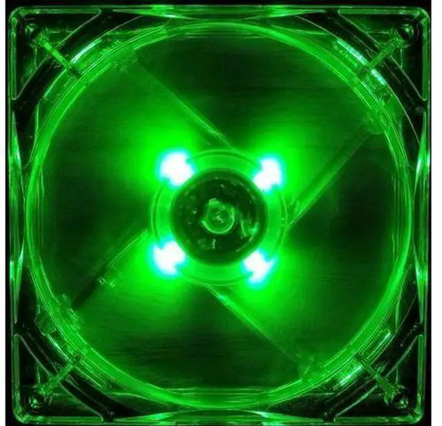 Alt view image 10 of 10 - 12V Cooling Fan Computer Fan Quad 4 LED Light 120mm PC Computer Case Cooling Fan Quiet Connector Easy Installed Fan
