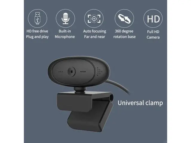 Alt view image 9 of 10 - HD 1080P Webcam USB Camera webcamera autofocus With Microphone Flexible Rotatable Web Camera for Video Conference Computer