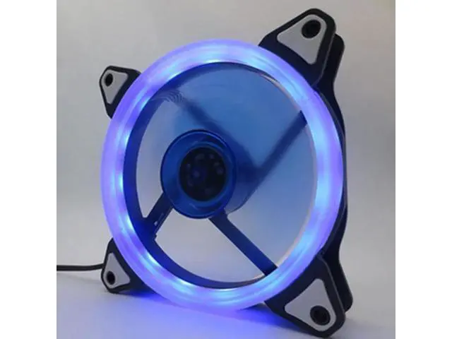 Alt view image 8 of 10 - 120mm fan Computer LED Fan Water Cooler Cooler Fan Case Glare Red Blue Green White Cooler Fans Cooling RGB Case Fan CPU