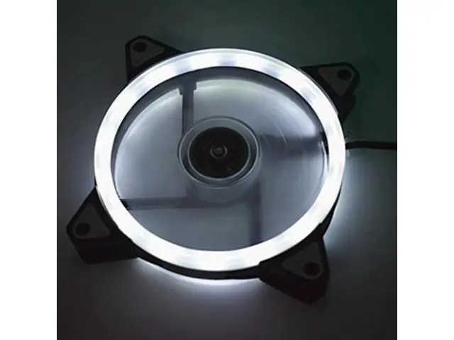 Alt view image 9 of 10 - 120mm fan Computer LED Fan Water Cooler Cooler Fan Case Glare Red Blue Green White Cooler Fans Cooling RGB Case Fan CPU