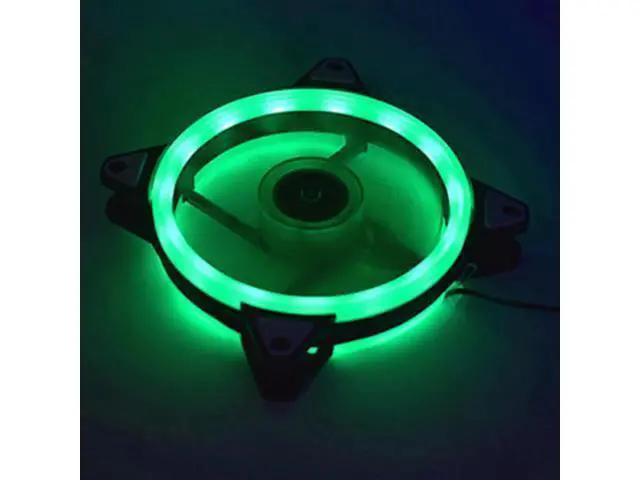 Alt view image 10 of 10 - 120mm fan Computer LED Fan Water Cooler Cooler Fan Case Glare Red Blue Green White Cooler Fans Cooling RGB Case Fan CPU
