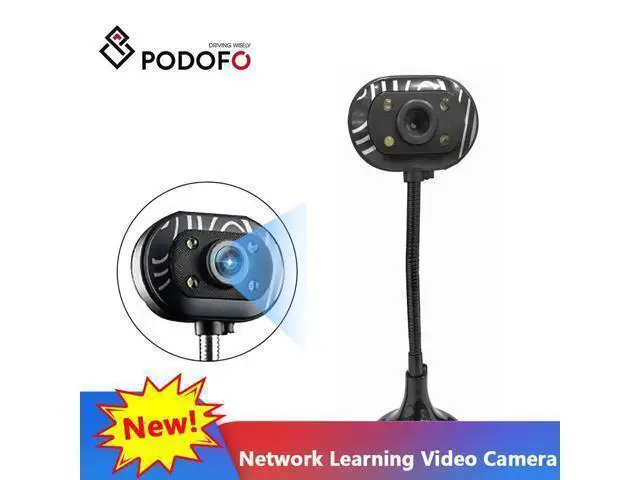 Alt view image 6 of 10 - Computer HD Webcam Video Webcam USB Camera Builtin Microphone Video Teaching Live With Mic HD LED Web Camera MIC Computer