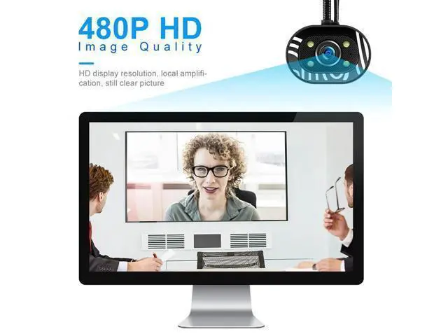 Alt view image 10 of 10 - Computer HD Webcam Video Webcam USB Camera Builtin Microphone Video Teaching Live With Mic HD LED Web Camera MIC Computer