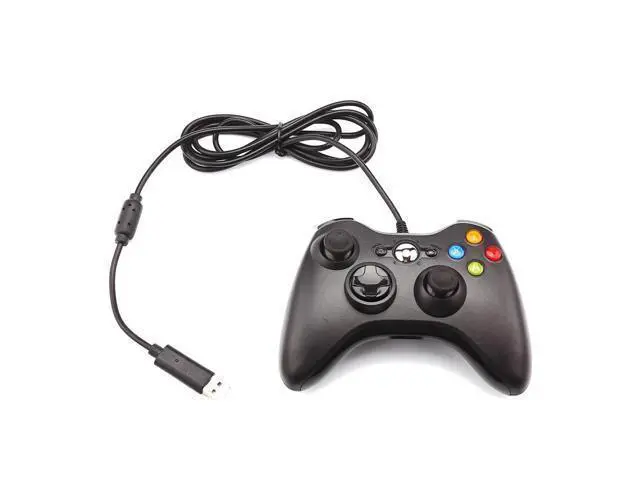 Alt view image 6 of 10 - USB Wired Controller Gamepad 360 precision 3D Joystick LED Indicator Double Vibration USB Computer Game Controller