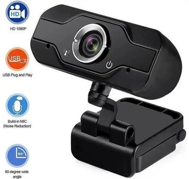 Alt view image 7 of 10 - 720P 1080P HD USB Webcam Built-In Microphone 1MP Optical Lens CMOS Sensor Computer Laptop Web Camera Live Video Chat Webcam