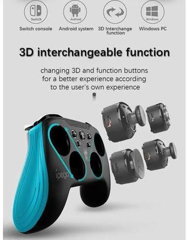 Alt view image 7 of 10 - PG-9139 Controller Wireless Bluetooth Gamepad Joystick Gaming Joypad For Switch PC Game-Controller