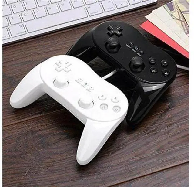 Alt view image 6 of 10 - Pro Classic Game Controller Pad Console Joypad For Nintendo Remote High Quality Classic Game Controller With Grip