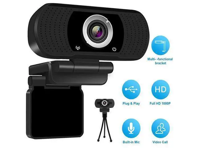 Alt view image 6 of 10 - 1080P HD Webcam USB Web Camera Built-in Microphone Video Call manual focus Web Cam for Desktop Computer Desktop PC Laptop
