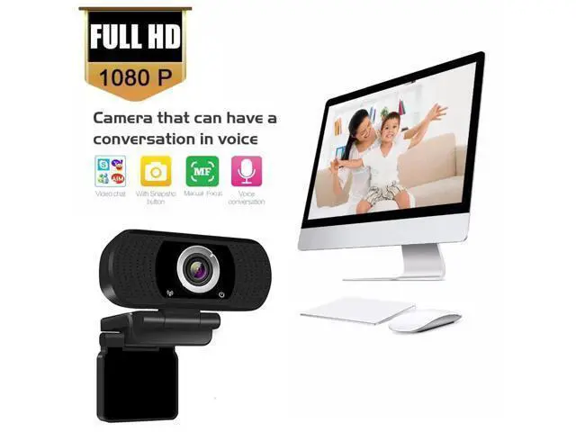 Alt view image 10 of 10 - 1080P HD Webcam USB Web Camera Built-in Microphone Video Call manual focus Web Cam for Desktop Computer Desktop PC Laptop