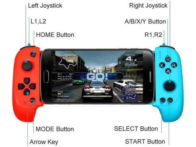 Alt view image 8 of 10 - Wireless Bluetooth Handle Gamepad Mobile Game Controller For IPhone Android Joystick Gamepad Game Controller Gamepad Mando