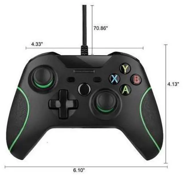 Alt view image 10 of 10 - For Xbox One Wired Controller For XBOX One S Controle Wired Joystick For PC For Xbox One X Game Controller Joypad