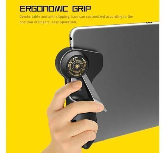 Alt view image 10 of 10 - AKpad6K 2pcs 6 Fingers Tablet Shooting Gaming Button Triggers Gamepad for Ipad Controller PUBG Game Controller Joystick