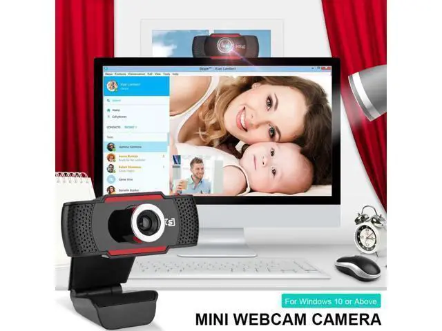 Alt view image 10 of 14 - USB 2.0 Webcam Camera 50.0 Mega Pixel Webcam With Clip HD Web Cam With Mic Microphone For PC Computer Laptop Desktop