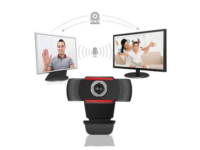 Alt view image 11 of 14 - USB 2.0 Webcam Camera 50.0 Mega Pixel Webcam With Clip HD Web Cam With Mic Microphone For PC Computer Laptop Desktop