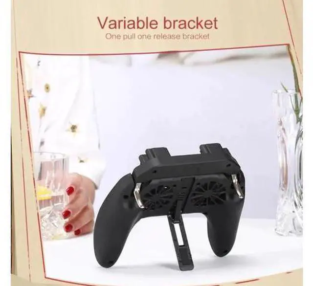 Alt view image 7 of 10 - Gamepad Pubg Controller Double Cool Fan 5000 Mah Powerbank Game-Controller Android Joystick Mobile Game Pad