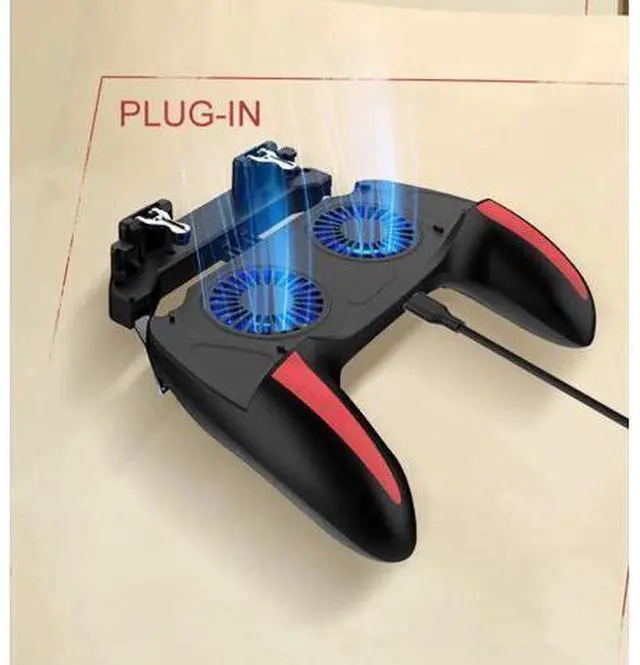 Alt view image 9 of 10 - Gamepad Pubg Controller Double Cool Fan 5000 Mah Powerbank Game-Controller Android Joystick Mobile Game Pad