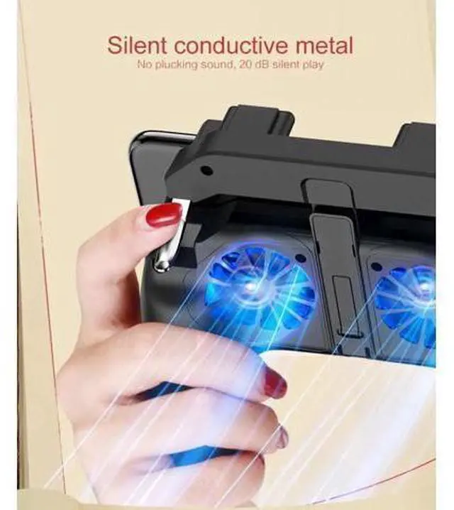 Alt view image 10 of 10 - Gamepad Pubg Controller Double Cool Fan 5000 Mah Powerbank Game-Controller Android Joystick Mobile Game Pad