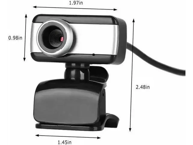 Alt view image 9 of 10 - Webcam USB2.0 Webcam Camera With MIC Clip-on Camara Web For Computer PC Laptop Camera Webcam Kamera Internetowa