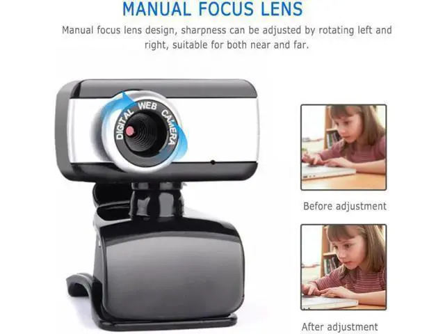 Alt view image 6 of 10 - Webcam USB2.0 Webcam Camera With MIC Clip-on Camara Web For Computer PC Laptop Camera Webcam Kamera Internetowa