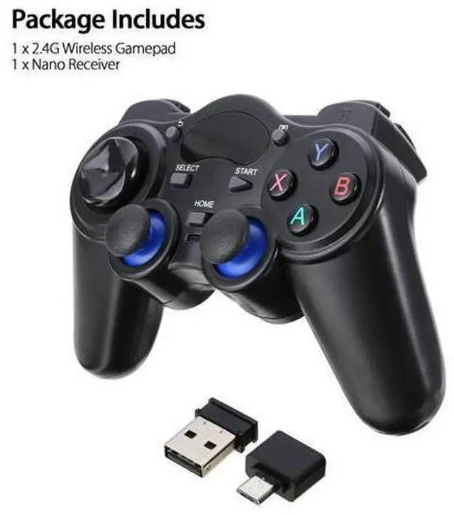 Alt view image 14 of 14 - 2.4G Wireless Controller Gaming Gamepad Joystick for Android Tablet Phone PC TV