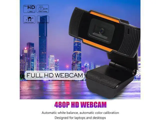 Alt view image 6 of 10 - 480P Full HD Webcam with Microphone USB Driver Web Camera for Win 10 8 7 Webcam Microphone Computer Usb2.0-Camera
