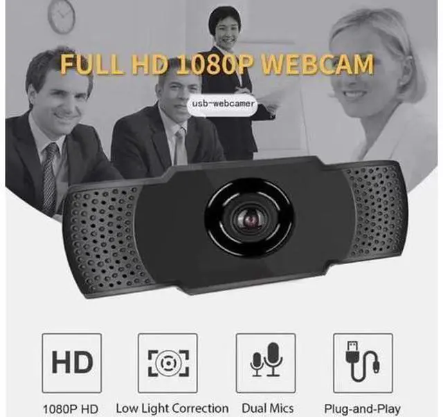 Alt view image 9 of 10 - 1pc USB HD 1080P Webcam PC Camera Built-in Microphone Laptop Computer PC Web Cam Camera Android TV Webcam Fits Skype OS Windons
