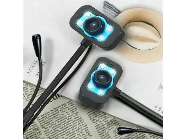 Alt view image 7 of 10 - HD Webcam Video Webcam USB Camera Built-in Microphone Video Teaching Live With Mic HD LED Web Camera MIC