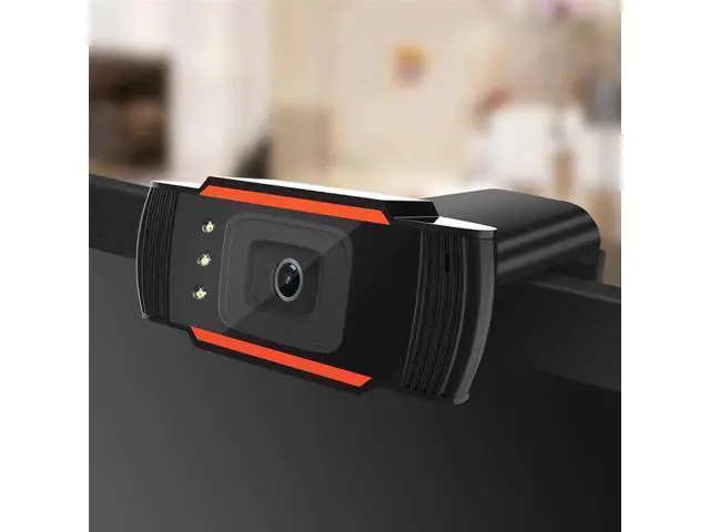 Alt view image 8 of 10 - HD Webcam Web Cam Camera LED Computer PC Laptop 2.0 Webcam 720P HD Camera with Microphone for Streaming Recording