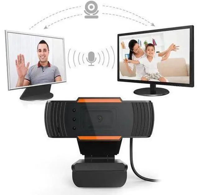Alt view image 9 of 10 - HD Webcam Web Cam Camera LED Computer PC Laptop 2.0 Webcam 720P HD Camera with Microphone for Streaming Recording