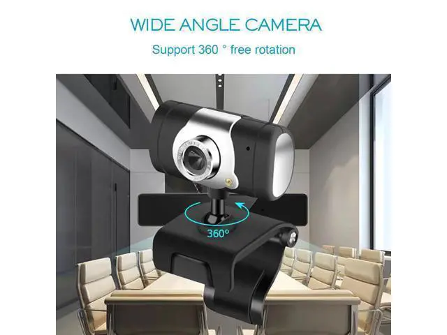 Alt view image 8 of 10 - Computer Cameras USB 2.0 HD Webcam 30fps PC Camera HD Webcam Web Cam video conference with MIC for laptop/desktop Camera