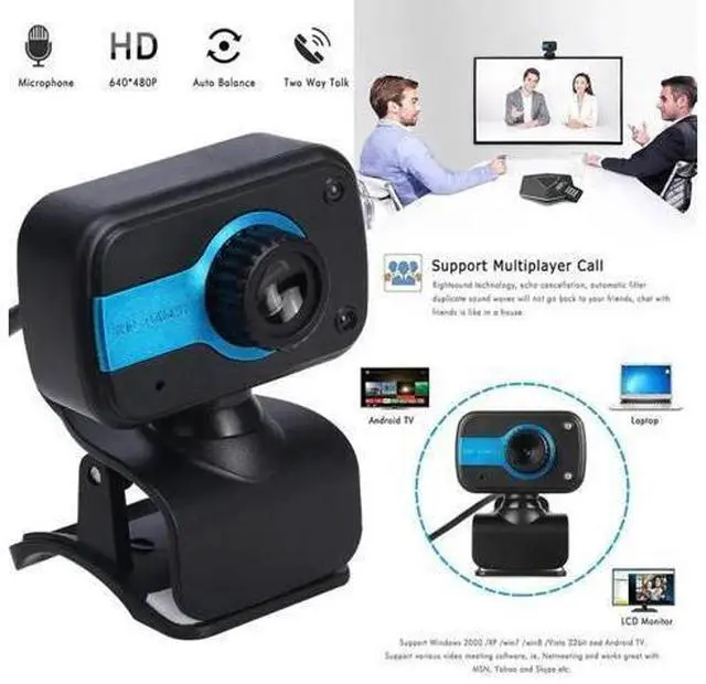Alt view image 6 of 10 - 2.0 3.0 Webcam Camera HD Web Camera Computer Camera With Microphone For XP / Win7 / Win8 640 * 480 Webcam Camera In Stock