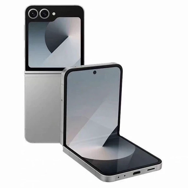 Main image of Samsung Galaxy Z Flip6 , Silver Shadow - Unlocked(256Gb)