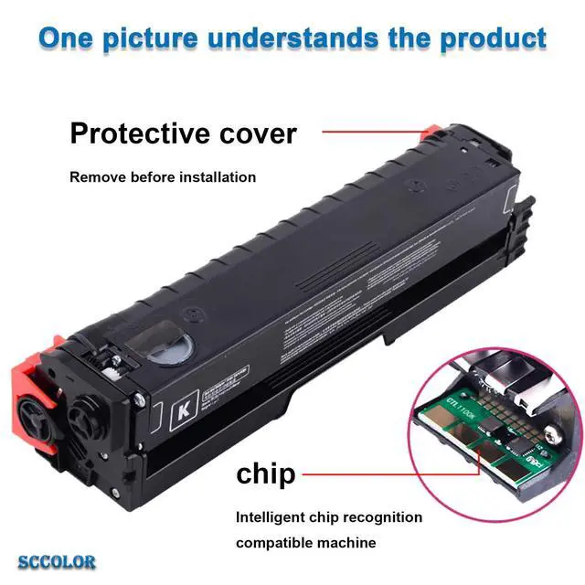 Alt view image 2 of 7 - Extra High Yield C230 C235 Toner Cartridge with New Chip 006R04391 Black Toner Cartridge (BK:5,550 Pages) Replacement for Xerox C230/DNI C235/DNI C230 C235 Printer
