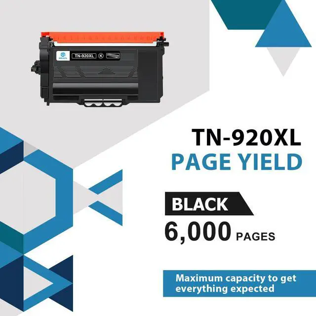 Alt view image 2 of 7 - TN920XL TN920 Toner TN 920XL 920 TN-920XL TN-920 TN920XXL TN920UXXL Black | Compatible for Brother HL-L6210DW HL-L6210DWT HL-L5210DN HL-L5210DW HL-L5210DWT HL-L6210DWT Printer High Yield 2 Pack