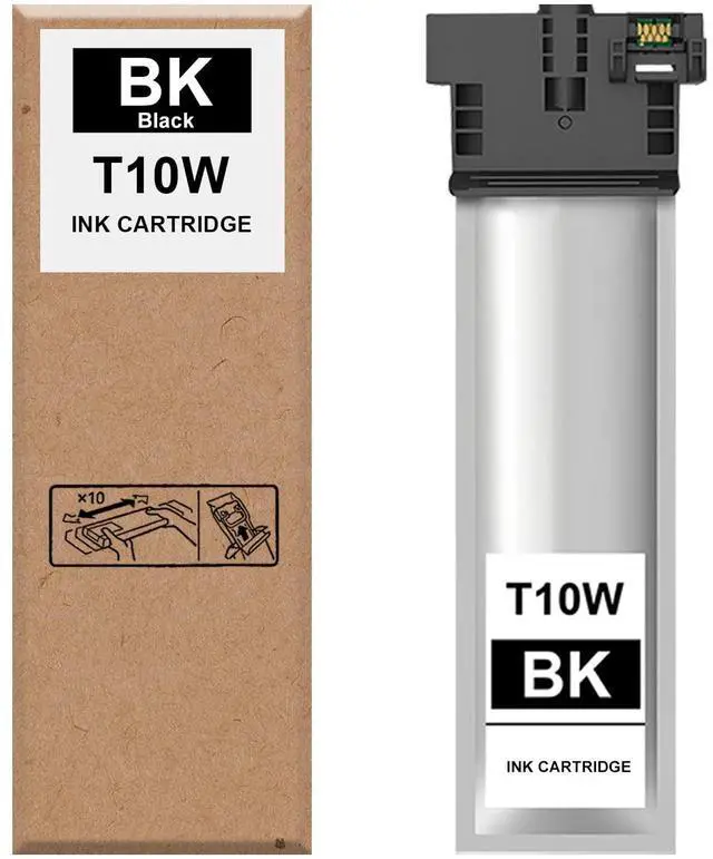 Main image of Remanufactured T10W100 T10W Ink Cartridge High Capacity T10W Black Ink T10W100 Compatible with Workforce Pro WF-C5390 WF-C5890 Color Printer Ink,Black