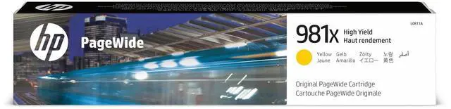 Main image of 981X | PageWide Cartridge High Yield | Yellow | L0R11A