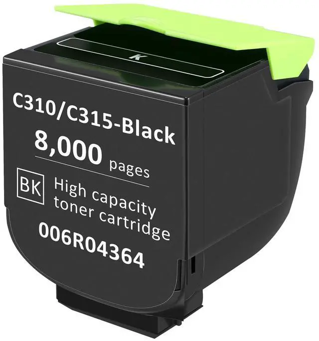 Main image of for Xerox C310 C315 Toner Cartridge Black 8000 Pages Extra High Capacity Replacement 006R04364 Compatible 006R04356 Standard Ink Cartridge for Xerox C315DNI C310DNI Color Multifunction Printer (Black)