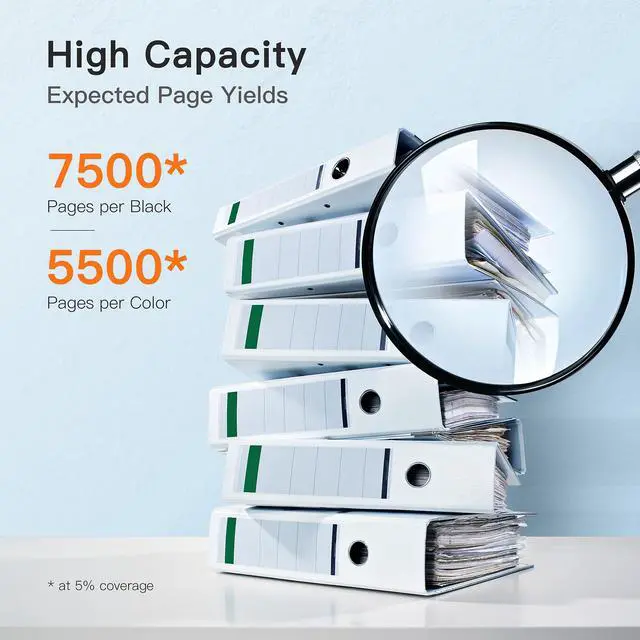 Alt view image 2 of 6 - 210X Toner Cartridges 4 Pack for HP 4301fdw 4301fdn 4201dw | 210X high yield toner cartridges 4 pack with chip for HP Color LaserJet Pro MFP 4301fdw 4301fdn 4201dw and 4201dn