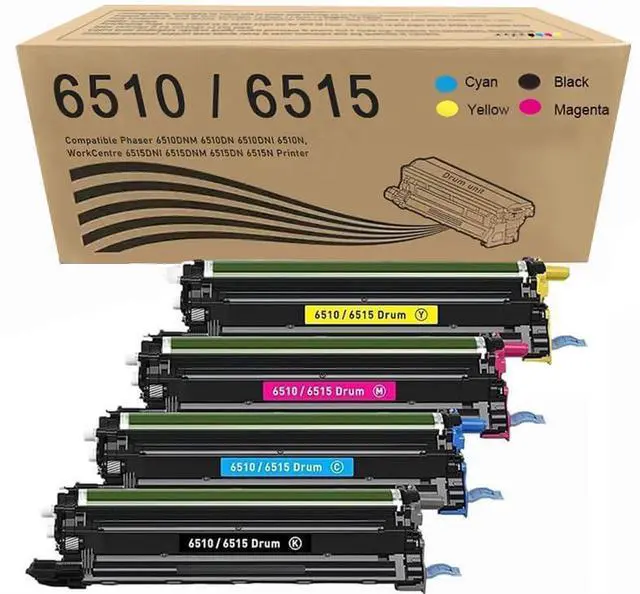 Alt view image 2 of 7 - Phaser 6510 WorkCentre 6515 Drum Unit Cartridge for Xerox 108R01417 108R01418 108R01419 108R01420 Imaging Unit for Xerox WorkCentre 6515 Phaser 6510 Printer Drum