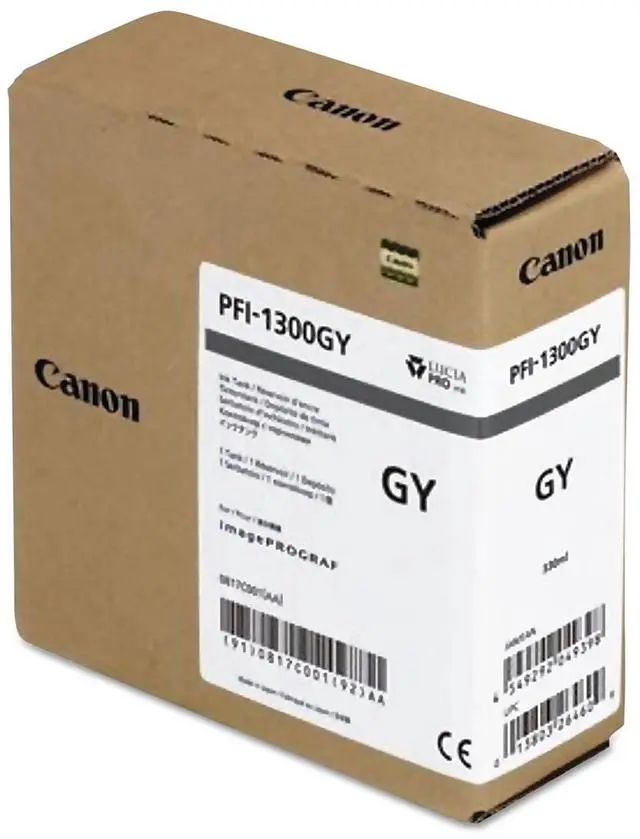Main image of 0817C001AA (PFI-1300) Ink, Gray (CNM0817C001AA)