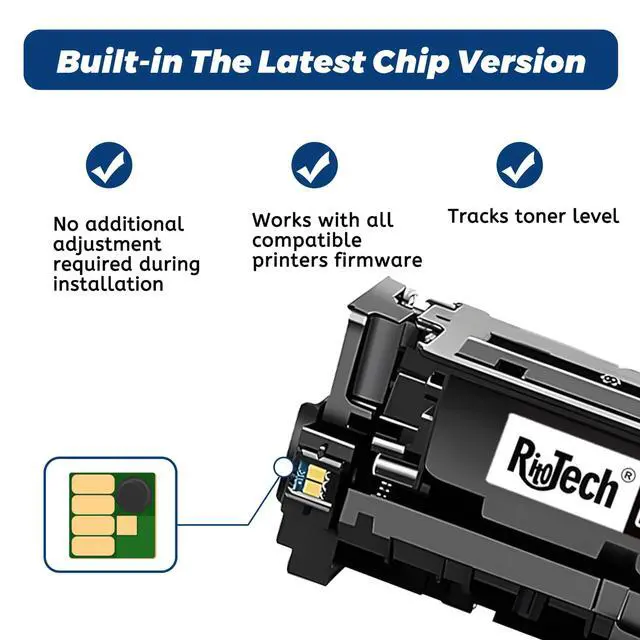 Alt view image 2 of 7 - 201A Toner Cartridge for HP Color LaserJet Pro MFP M277dw M252dw M277c6 | Compatible for HP 201X CF400A CF400X For Color LaserJet Pro M255dw M283fdn M282nw M255nw M283 M255 M282 Printer 4 Pack