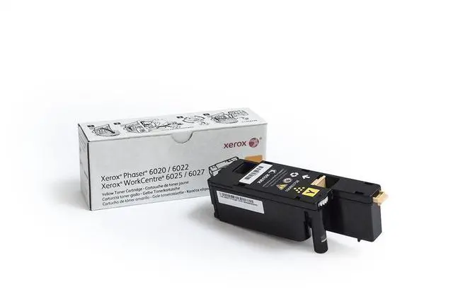 Main image of Phaser 6022/WorkCentre 6027 Yellow Toner Cartridge (1,000 Pages) - 106R02758