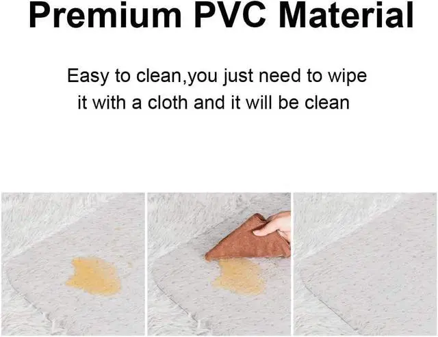 Alt view image 5 of 7 - Chair Mat for Carpet 60"x 36" Large Chair Mat Thick and Sturdy | Easy Glide on Hard Floors, Clear Desk Chair Mat for Wood Floors Heavy Duty