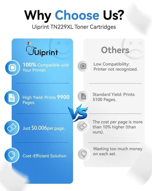 Alt view image 5 of 7 - TN229XL for Brother TN229XL Toner Cartridges TN229 229 MFC-L3780CDW | 229XL Toner Cartridges 4 Pack Works with HL-L3280CDW HL-L3220CDW MFC-L3720CDW Printer(BK3000 Pages, C/Y/M2300 Pages)