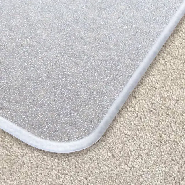 Alt view image 2 of 7 - Extra Thick Heavy Duty Polycarbonate Office Chair Mat & Floor Protector for Plush, High Pile & All Carpeted Floors & Hardwood Flooring, Clear Rectangular Chair Mat 35 x 47 x 1/5 Thick