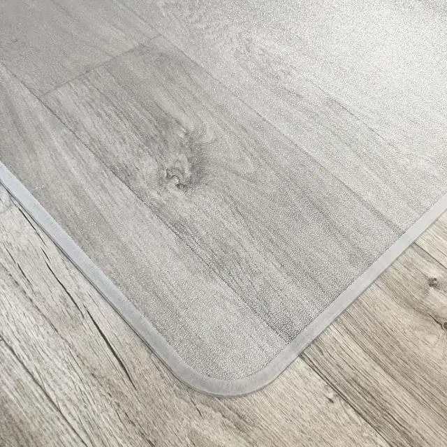 Alt view image 7 of 7 - Extra Thick Heavy Duty Polycarbonate Office Chair Mat & Floor Protector for Plush, High Pile & All Carpeted Floors & Hardwood Flooring, Clear Rectangular Chair Mat 35 x 47 x 1/5 Thick