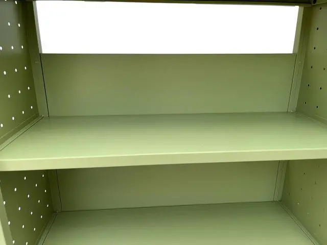 Alt view image 6 of 7 - Rolling Book Truck Book Cart with 3 Flat Shelves, Library Book Cart with Swivel Lockable Casters 3001 Apple Green